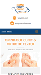 Mobile Screenshot of omnifoot.com